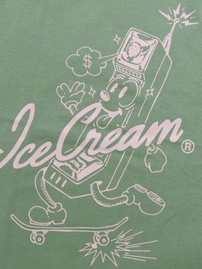 画像5: 【SALE】ICECREAM KICK ROCKS TEE SEA SPRAY