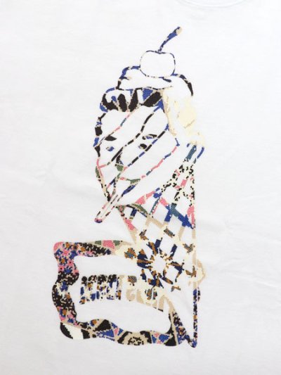 画像3: 【SALE】ICECREAM CONE MAN TEE WHITE