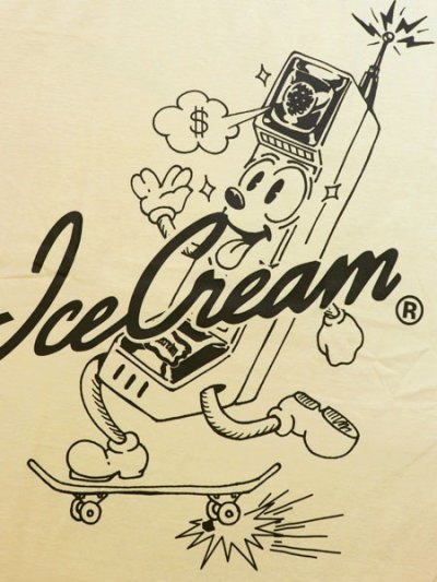 画像4: 【SALE】ICECREAM KICK ROCKS TEE ITALIAN STRAW