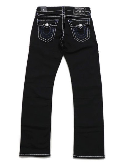 画像1: 【送料無料】TRUE RELIGION RICKY SUPER T FLAP 2SB BLACK RINSE