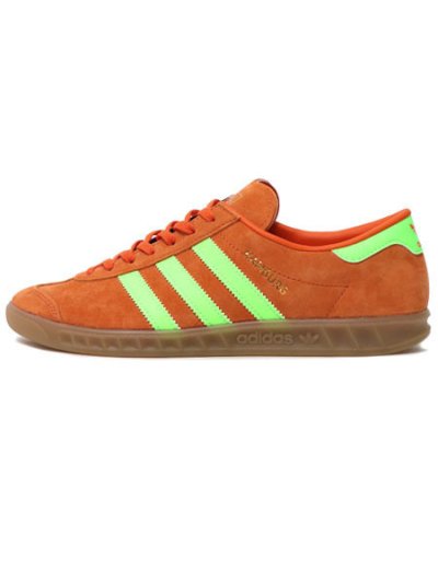 画像1: 【送料無料】ADIDAS WMNS HAMBURG ORANGE/SOLAR GREEN/GUM