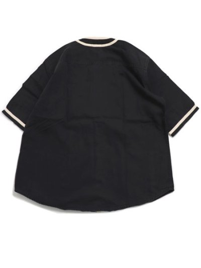 画像2: 【SALE】MR.REMAKE MAN REMAKE BASEBALL SHIRT BLACK ASSORT