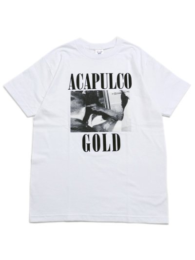 画像1: ACAPULCO GOLD ALLEYEZONME TEE WHITE