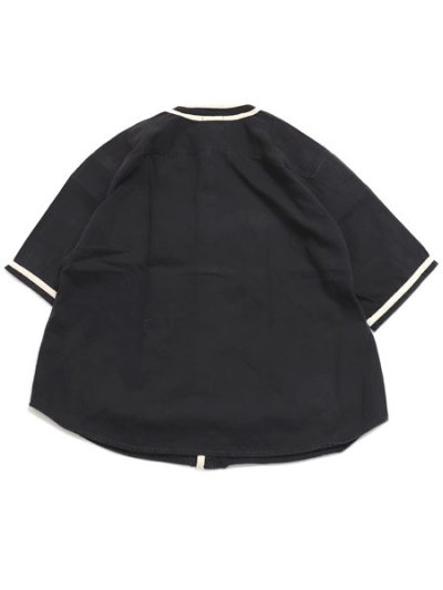 画像2: 【SALE】MR.REMAKE MAN REMAKE BASEBALL SHIRT BLACK ASSORT