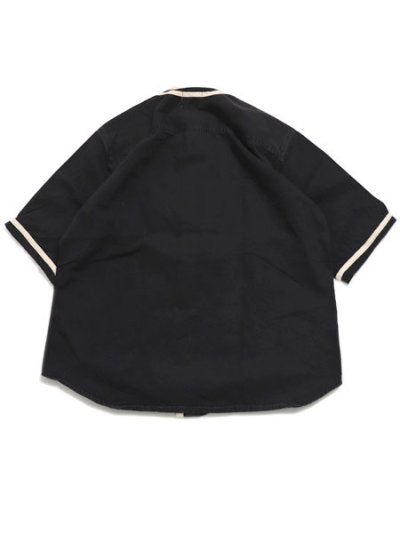 画像2: 【SALE】MR.REMAKE MAN REMAKE BASEBALL SHIRT BLACK ASSORT