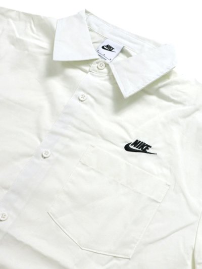 画像3: NIKE CLUB OXFORD BOTTON UP S/S TOP-SAIL/BLK