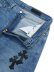 画像4: 【送料無料】ADVANCE LEVIS 505 CROSS LEATHER LT BLUE WASH