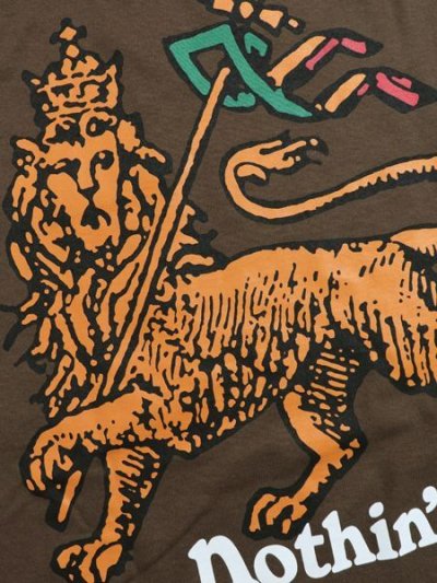 画像4: NOTHIN' SPECIAL LION OF JUDAH POCKET TEE BROWN