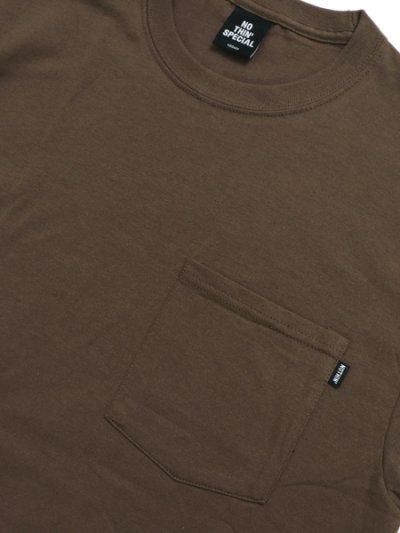 画像3: NOTHIN' SPECIAL LION OF JUDAH POCKET TEE BROWN