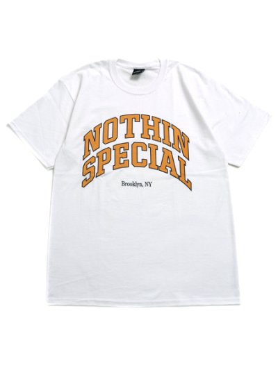 画像1: NOTHIN' SPECIAL COLLEGE LOGO TEE WHITE