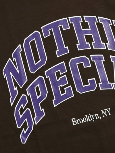 画像3: NOTHIN' SPECIAL COLLEGE LOGO TEE BROWN