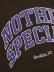 画像3: NOTHIN' SPECIAL COLLEGE LOGO TEE BROWN (3)