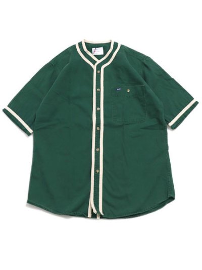 画像1: 【SALE】MR.REMAKE MAN REMAKE BASEBALL SHIRT GREEN ASSORT