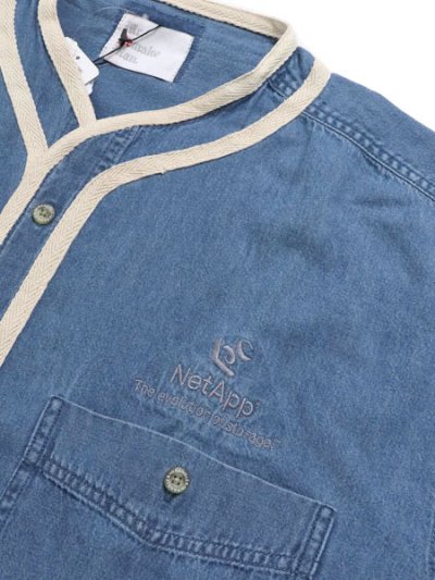 画像3: 【SALE】MR.REMAKE MAN REMAKE BASEBALL SHIRT DENIM ASSORT