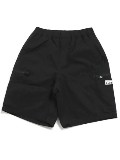 画像1: 【送料無料】PRO CLUB PERFORMANCE NYLON CARGO SHORT BLACK