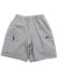 画像1: 【送料無料】PRO CLUB PERFORMANCE NYLON CARGO SHORT SILVER (1)