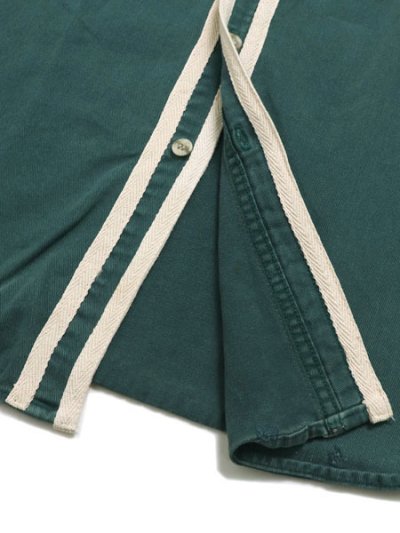 画像4: 【SALE】MR.REMAKE MAN REMAKE BASEBALL SHIRT GREEN ASSORT