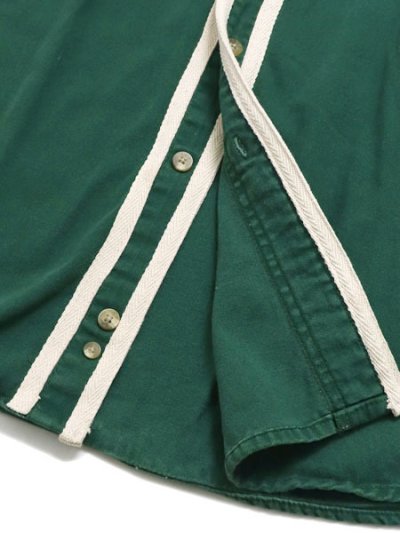 画像4: 【SALE】MR.REMAKE MAN REMAKE BASEBALL SHIRT GREEN ASSORT