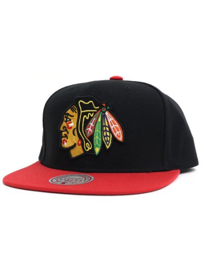 画像1: MITCHELL & NESS NHL TEAM 2 TONE 2.0 SNAPBACK BLACKHAWKS