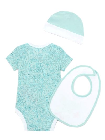 画像2: 【KIDS】NIKE BABY BOYS 3PC BODYSUIT BOX SET-GLACIER B