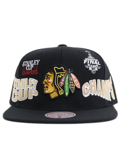 画像2: MITCHELL & NESS NHL WORLD CHAMPS SNAPBACK BLACKHAWKS