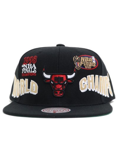 画像2: MITCHELL & NESS NBA WORLD CHAMPS SNAPBACK BULLS