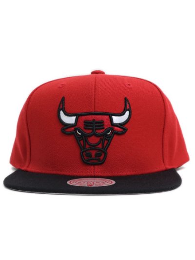 画像2: MITCHELL & NESS NBA TEAM 2 TONE 2.0 SNAPBACK BULLS RD/BK