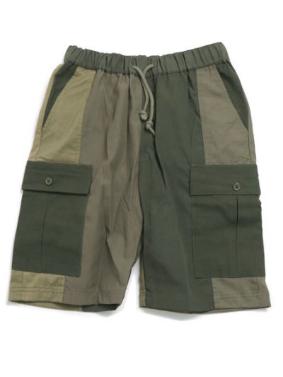 画像1: 【SALE】MR.REMAKE MAN REMAKE MILITARY CARGO SHORT KHAKI ASSORT