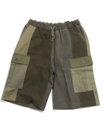 画像1: 【SALE】MR.REMAKE MAN REMAKE MILITARY CARGO SHORT KHAKI ASSORT