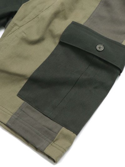 画像5: 【SALE】MR.REMAKE MAN REMAKE MILITARY CARGO SHORT KHAKI ASSORT