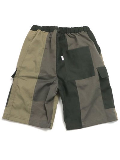 画像2: 【SALE】MR.REMAKE MAN REMAKE MILITARY CARGO SHORT KHAKI ASSORT