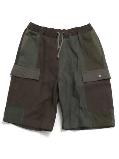 画像1: 【SALE】MR.REMAKE MAN REMAKE MILITARY CARGO SHORT KHAKI ASSORT