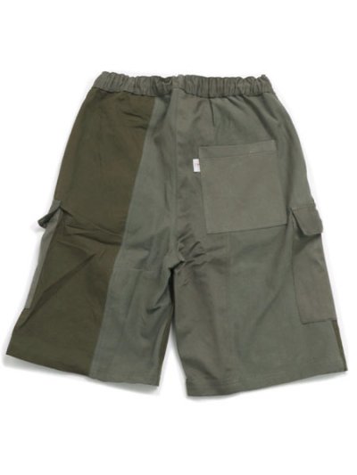 画像2: 【SALE】MR.REMAKE MAN REMAKE MILITARY CARGO SHORT KHAKI ASSORT