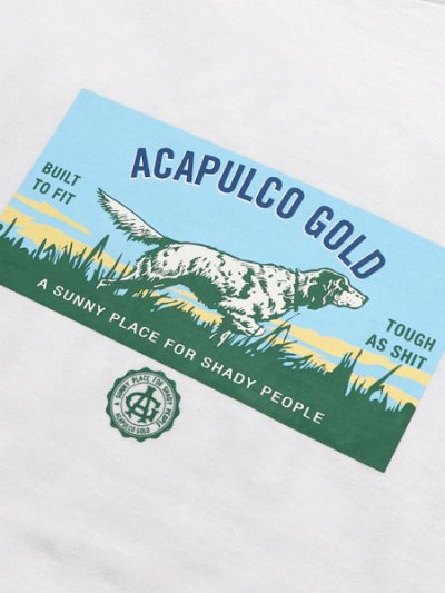 画像3: ACAPULCO GOLD POINTER DOG TEE WHITE