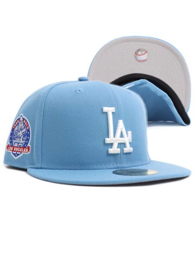 画像1: NEW ERA 59FIFTY CS DODGERS CTOWN 50TH UV/GY FB