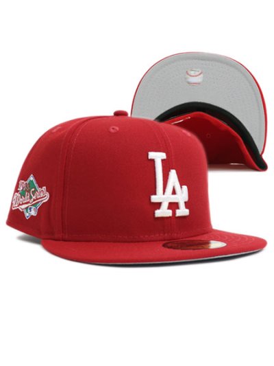 画像1: NEW ERA 59FIFTY CS DODGERS CTOWN WS1988 UV/GY FB