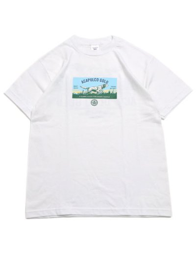 画像1: ACAPULCO GOLD POINTER DOG TEE WHITE