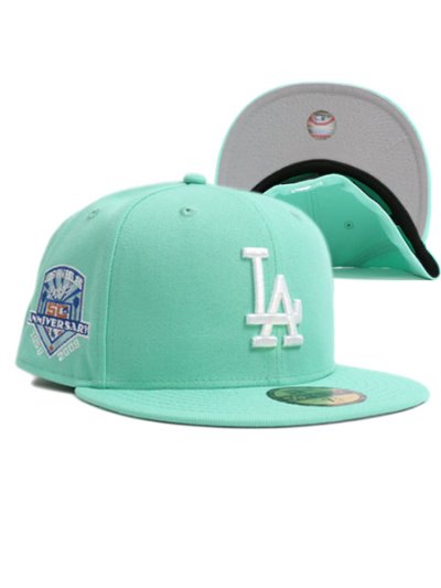 画像1: NEW ERA 59FIFTY CS DODGERS CTOWN 50TH UV/GY FB