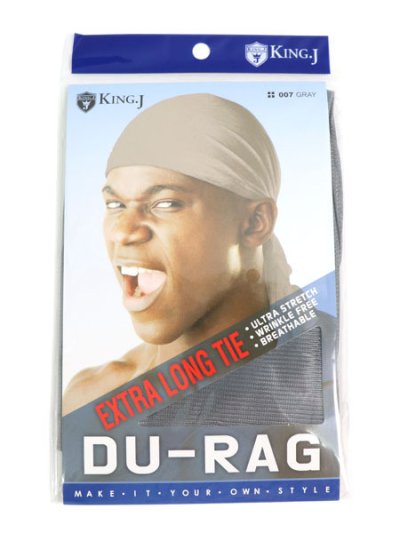 画像1: KING J EXTRA LONG TIE DU-RAG #007