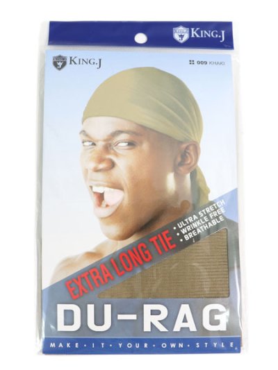 画像1: KING J EXTRA LONG TIE DU-RAG #009