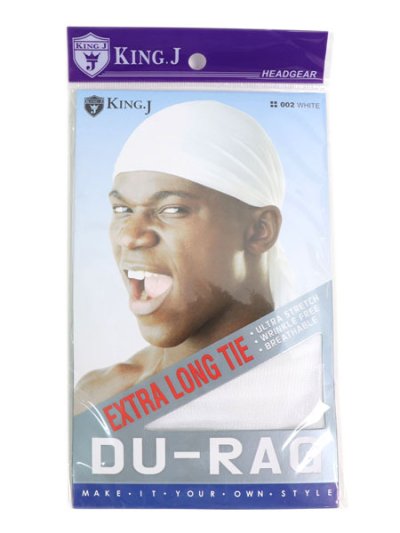 画像1: KING J EXTRA LONG TIE DU-RAG #002