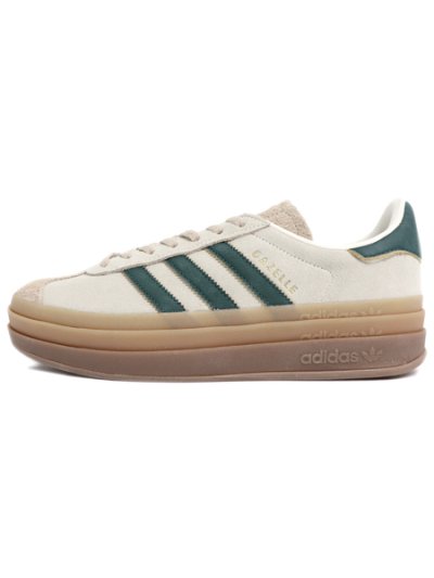 画像1: 【送料無料】ADIDAS WMNS GAZELLE BOLD CREAM WHITE/C GREEN