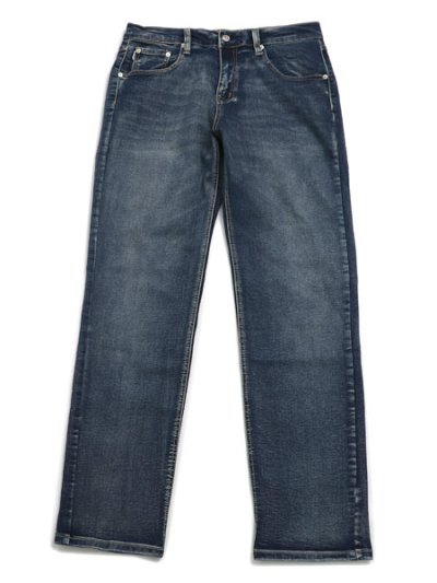 画像1: 【送料無料】PRO CLUB HW RELAXED FIT DENIM PANT DK STONEWASH