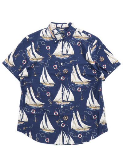 画像1: 【送料無料】POLO RALPH LAUREN CLASSIC FIT NAUTICAL OXFORD SHIRT