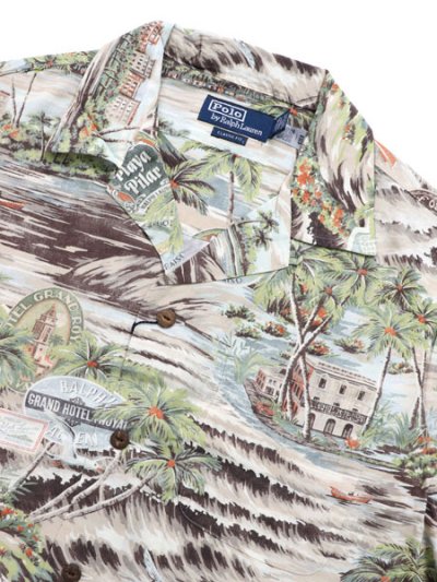 画像3: 【送料無料】POLO RALPH LAUREN CLASSIC FIT BEACH PRINT CAMP SHIRT