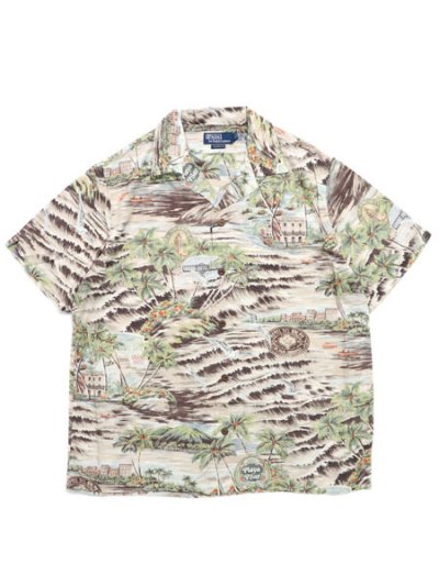 画像1: 【送料無料】POLO RALPH LAUREN CLASSIC FIT BEACH PRINT CAMP SHIRT