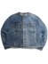 画像1: 【送料無料】SUNNY SIDE UP REMAKE 2FOR1 NO COLLAR DENIM JACKET (1)