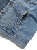 画像4: 【送料無料】SUNNY SIDE UP REMAKE 2FOR1 NO COLLAR DENIM JACKET (4)