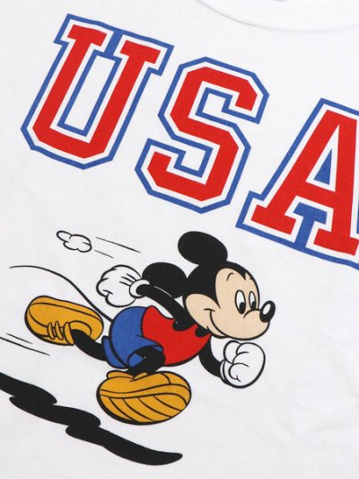 画像3: CHAMPION RW 9.4oz JERSEY TEE USA MICKEY-WHITE