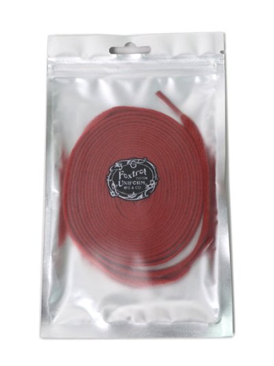 画像1: 【MEGA SALE】Foxtrot Uniform THREADS SPORT LACES SOLID 170 RED